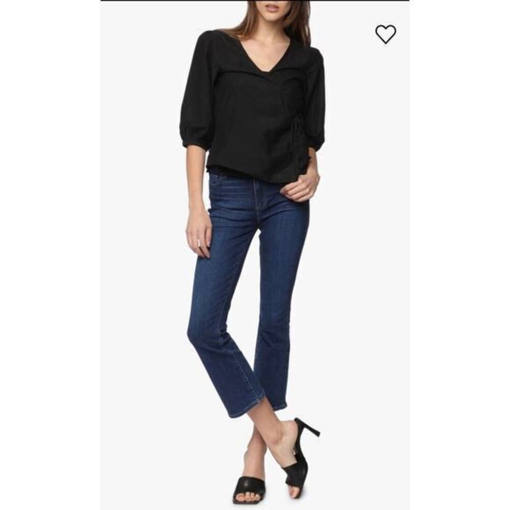 Paige Colette Crop Flare Jeans‎ in Mai Tai size 24